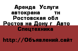 Аренда (Услуги) автокрана 14-50 тн - Ростовская обл., Ростов-на-Дону г. Авто » Спецтехника   